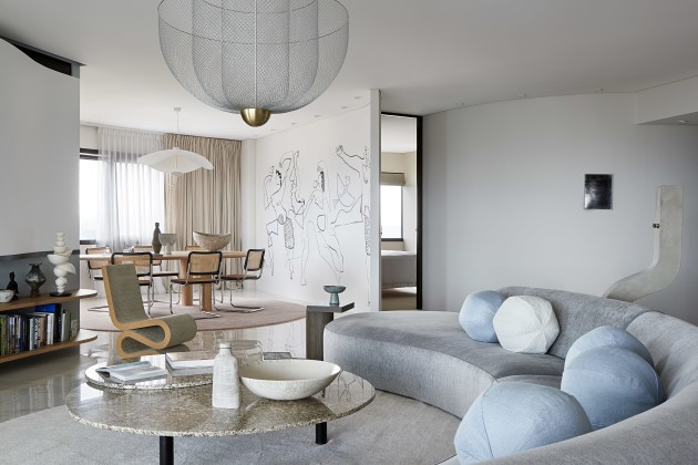This is a good example of why you should try and get the whole interior in the one shot (as your overall descriptive shot) without it being too wide and real estate-like. The light is beautifully balanced. Designer: Alicia Holder, Brisbane. Mural: Jessalyn Brooks. Canon 1DX Mk II, Canon EF 24-70mm f/2.8L USM lens @ 35mm. 2.5s @ f16, ISO 100. Tripod.
