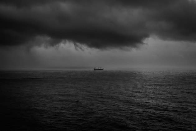 Amy Barrow, escaping the storm