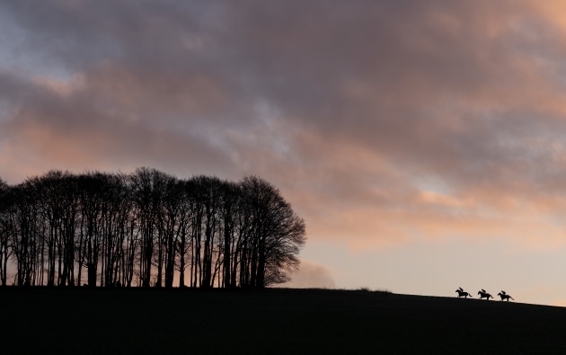 Edward Whitaker, Winter in Lambourn.