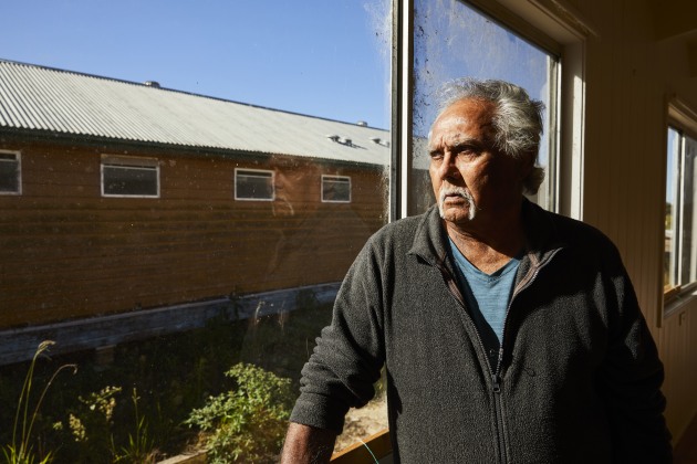 Uncle Harry Ritchie #56 poses for a portrait in the little boy’s dormitory. Image: Tace Stevens for Magnum Foundation & World Monuments Fund.